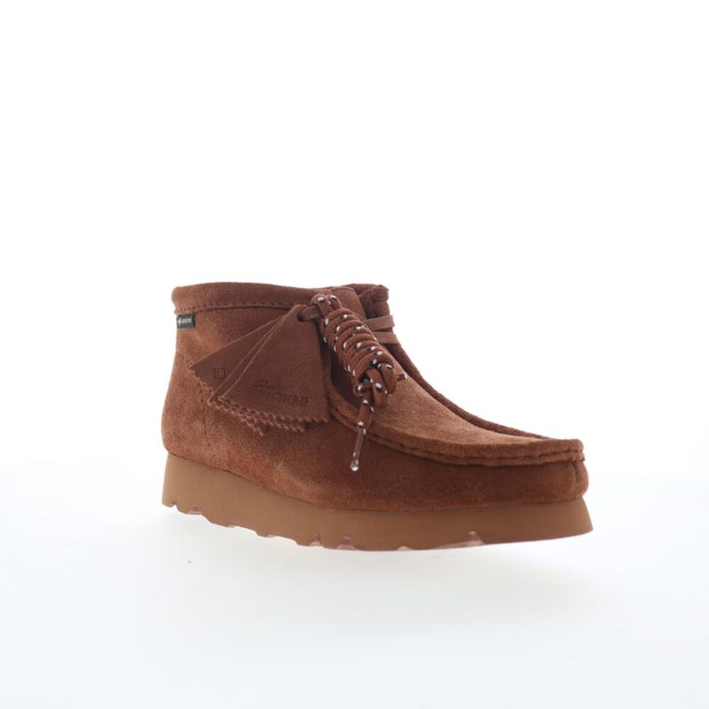Clarks Womens Wallabee Boot GTX Brown Boots (NWT) - Picture 2 of 7